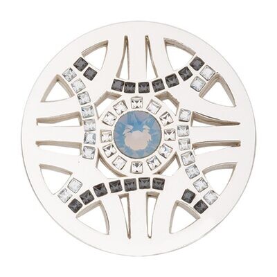 Nikki Lissoni Royal Chic with Swarovski Crystals Silver-plated 33mm. Coin C1650SM, MPN: C1650SM, 87…