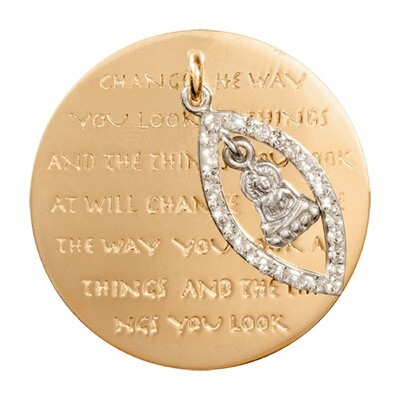 Nikki Lissoni Buddha: Change The Way Dangle Gold-Plated 33mm Coin C1484GM, MPN: C1484GM, 8718819230…