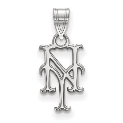 New York Mets Small Pendant 10k White Gold 1W002MET, MPN: 1W002MET, 886774768359
