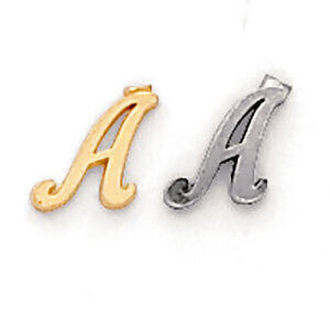 Casted Letter Q 14k White Gold WG2222Q, MPN: WG2222Q,