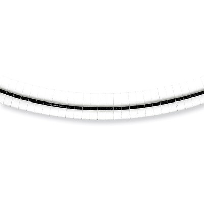 16 Inch 6mm Cubetto Extension Chain Sterling Silver Rhodium-plated QG2551R-16, MPN: QG2551R-16, 191…