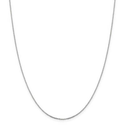 .95mm Diamond-Cut Forzantina Cable Chain with 4 Inch Extender 22 Inch Sterling Silver QPE81E-22, MP…