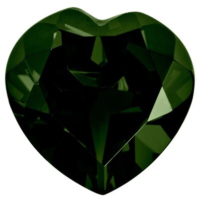 Green Tourmaline 4Mm Heart Faceted Aa Quality Gemstone GT-0400-HTF-AA, MPN: GT-0400-HTF-AA,