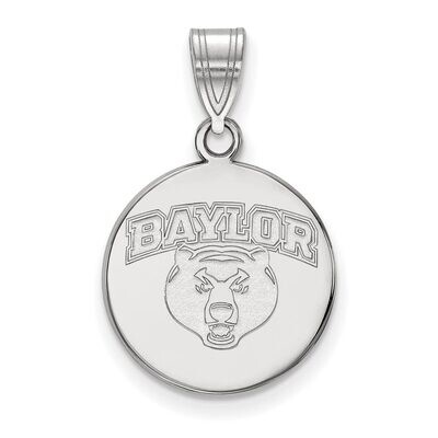 Baylor University Medium Disc Pendant Sterling Silver SS045BU, MPN: SS045BU, 886774678719
