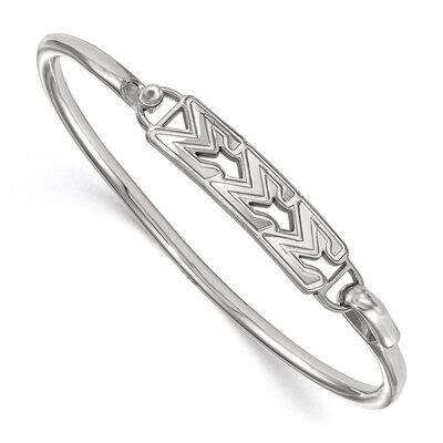 Sigma Sigma Sigma Small Hook and Clasp Bangle Sterling Silver SS009SSS-7, MPN: SS009SSS-7, 88677460…