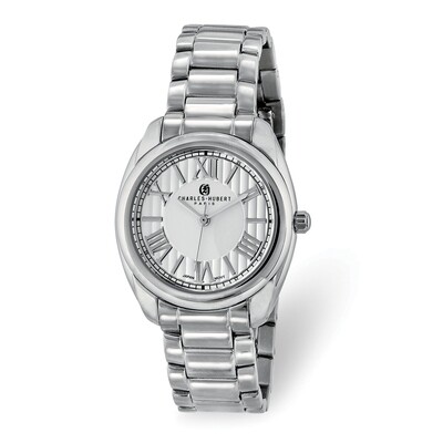 Charles Hubert Ladies Stainless Steel Off-White Dial Watch  XWA6085, MPN: XWA6085, 848870008913