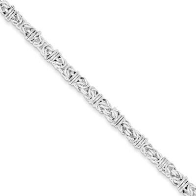7.5 Inch Fancy Link Bracelet Sterling Silver Polished QH223-7.5, MPN: QH223-7.5, 886774115610