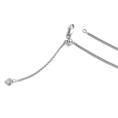 Leslie&#39;s Adjustable Spiga Chain 22 Inch - Sterling Silver HB-FC20-22, MPN: FC20-22, 886774541969