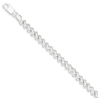 7.5 Inch San Marco Bracelet Sterling Silver QM8-7.5, MPN: QM8-7.5, 883957957241