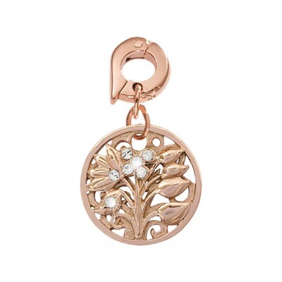 Nikki Lissoni Fantasy Tree Charm Rose Gold-Plated 15mm D1075RGS, MPN: D1075RGS, 8718819232452