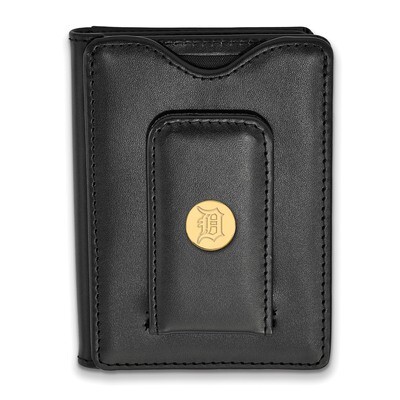 MLB Detroit Tigers Black Leather Wallet Gold-plated Sterling Silver GP013TIG-W1, MPN: GP013TIG-W1, …