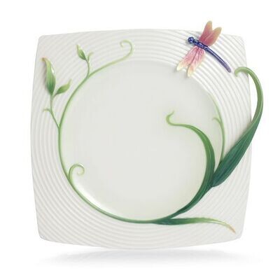 Franz Porcelain Peace &amp; Harmony Bamboo Ornamental Square Plate FZ02125, MPN: FZ02125, 810524014915