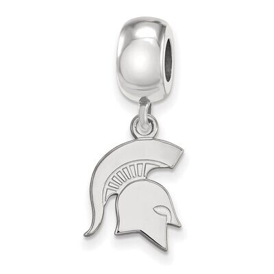 Michigan State University Bead Charm Small Dangle Sterling Silver SS062MIS, MPN: SS062MIS, 88677469…