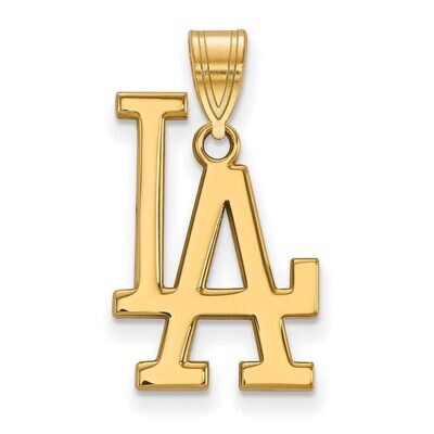 Los Angeles Dodgers Large Pendant 14k Yellow Gold 4Y004DOD, MPN: 4Y004DOD, 886774862187