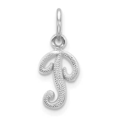 Initial P Charm 10k White Gold 10C763WP, MPN: 10C763WP,