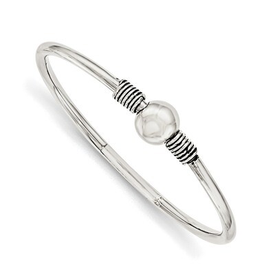 Pol. Flex Open Catch Child&#39;S Bangle Sterling Silver QB830, MPN: QB830, 191101470196