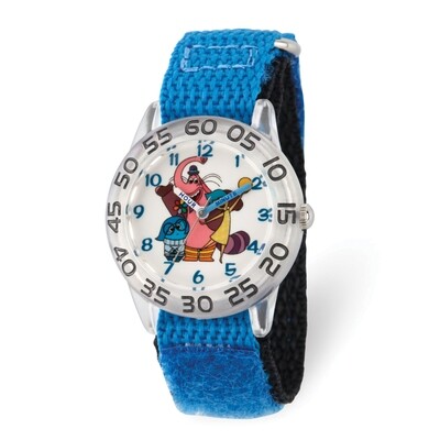 Disney Kids Inside Out Blue Nylon Band Time Teacher Watch  XWA5891, MPN: XWA5891, 842885106596