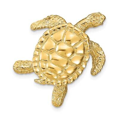 Sea Turtle Slide 14k Gold K2499, MPN: K2499, 637218060429