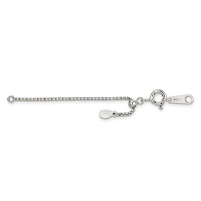 Springring with Adjustable Extender Sterling Silver Polished SS5015, MPN: SS5015,