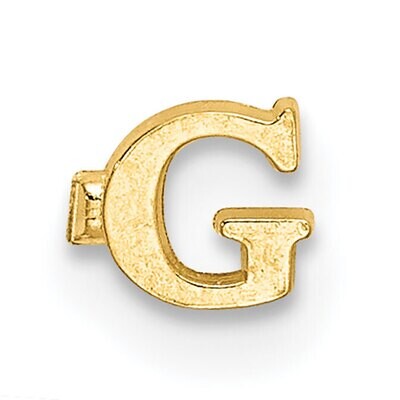 Casted Letter G 14k Yellow Gold YG2219G, MPN: YG2219G,