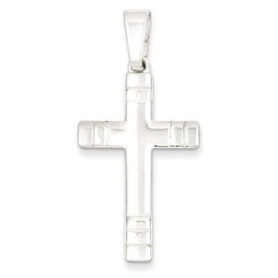 Cross Pendant Sterling Silver Polished QC7222, MPN: QC7222, 883957576374
