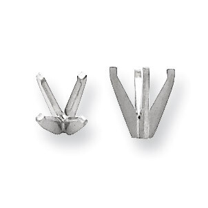Round 4-Prong High .25Ct. Setting Platinum PL101-1, MPN: PL101,