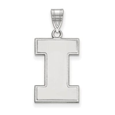 University of Illinois Large Pendant 14k White Gold 4W004UIL, MPN: 4W004UIL, 886774831329