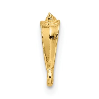 Casted with Ring Bail 14k Yellow Gold YG1522, MPN: YG1522,