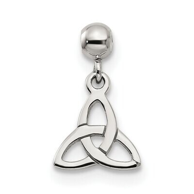 Trinity Knot Charm Sterling Silver Dangle QMM127, MPN: QMM127,