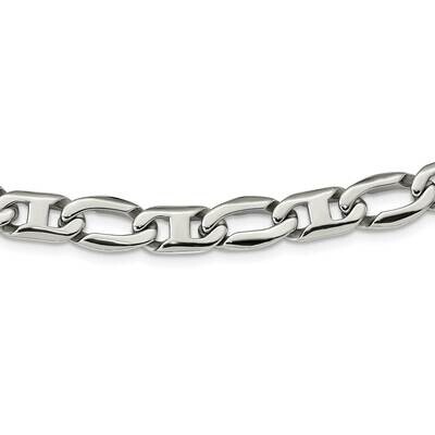 Open Links Necklace Stainless Steel Polished SRN1098-24 by Chisel, MPN: SRN1098-24, 886774622620