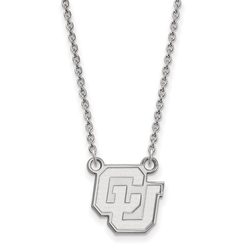 University of Colorado Small Pendant with Necklace Sterling Silver SS032UCO-18, MPN: SS032UCO-18, 8…