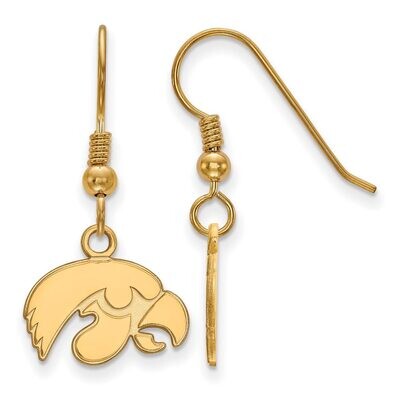 University of Iowa x-Small Dangle Earring Wire Gold-plated Silver GP006UIA, MPN: GP006UIA, 88677490…