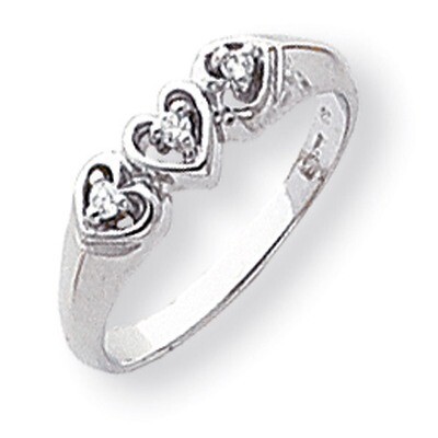 Diamond heart ring 14k White Gold Y1739AA, MPN: Y1739AA, 191101546785