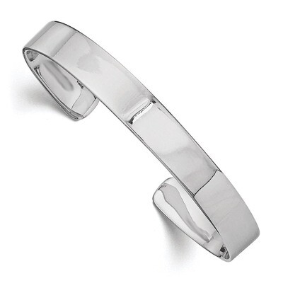 Cuff Child&#39;S Bangle Sterling Silver Rhodium-plated Polished QB871, MPN: QB871, 191101388941