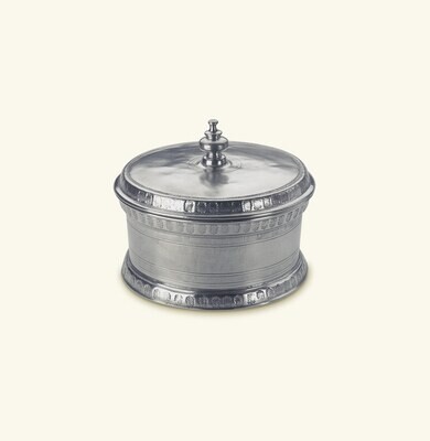 Match Pewter Round Engraved Box a432.0, MPN: a432.0,