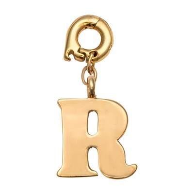 Nikki Lissoni R Charm Gold-Plated D1129GSR, MPN: D1129GSR, 8718819239079