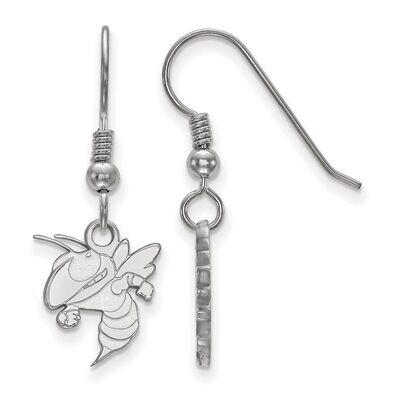 Georgia Institute of Technology Small Dangle Earring Wire Sterling Silver SS046GT, MPN: SS046GT, 88…