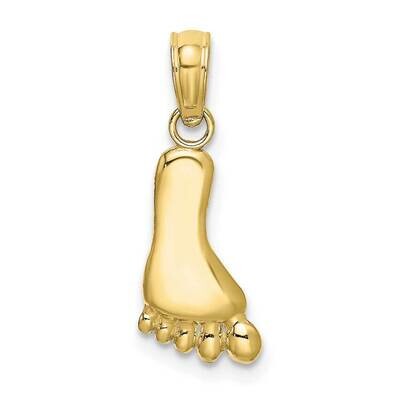 Foot Charm 10k Gold Polished 10K7178, MPN: 10K7178,