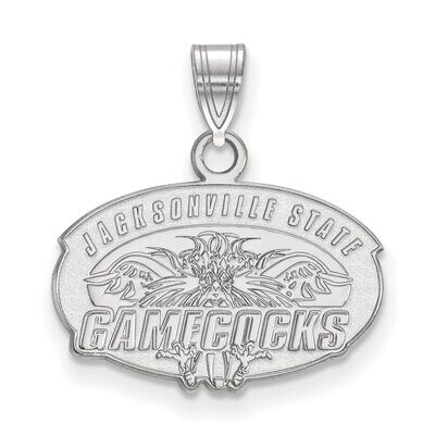Jacksonville State University Small Pendant 14k White Gold 4W002JAC, MPN: 4W002JAC, 886774826684