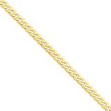 6.1mm Beveled Curb Chain 20 Inch 14k Gold FBU160-20, MPN: FBU160-20, 886774417530