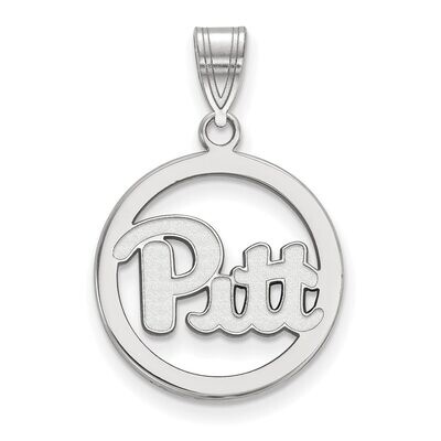 University of Pittsburgh Sm Pendant in Circle Sterling Silver SS027UPI, MPN: SS027UPI, 886774715032