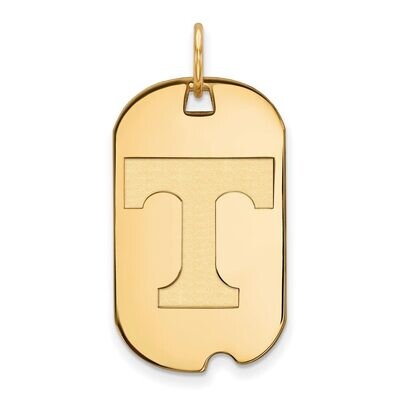 University of Tennessee Small Dog Tag 14k Yellow Gold 4Y027UTN, MPN: 4Y027UTN, 886774878478