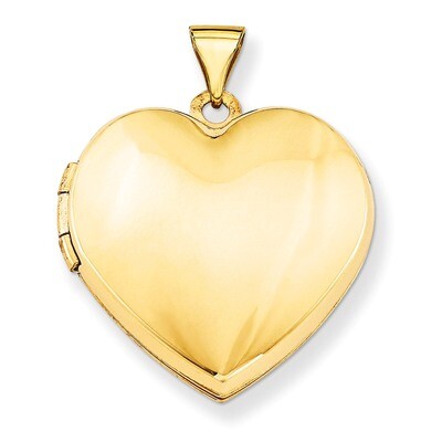 Plain Heart Family Locket 14k Yellow Gold XL227, MPN: XL227, 886774127859
