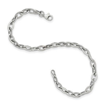 7.5 Inch Polished Bracelet 14k white Gold SF2188-7.5, MPN: SF2188-7.5, 868044168014