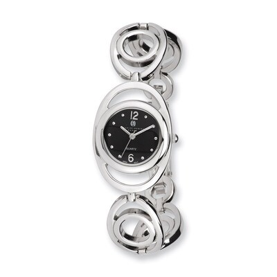 Charles Hubert Black Sunray Dial Quartz Watch Chrome Finish XWA4324, MPN: XWA4324, 848870005929
