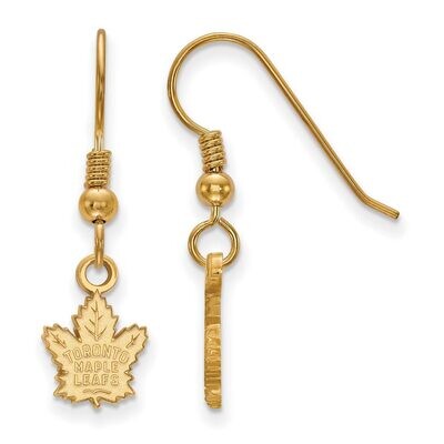 Toronto Maple Leafs x-Small Dangle Earring Wire Gold-plated Silver GP005MLE, MPN: GP005MLE, 8867749…