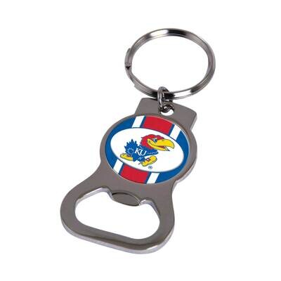 Ncaa University Of Kansas Bottle Opener Key Ring By Rico Industries GC6425, MPN: GC6425, 94746621438