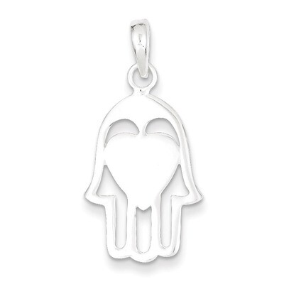 Chamseh Hamsa Pendant Sterling Silver QC4434, MPN: QC4434, 883957265605