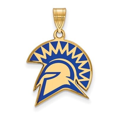 San Jose State University Large Enamel Pendant Gold-plated Silver GP009SJS, MPN: GP009SJS, 88677490…