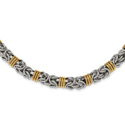 Yellow IP-plated 24 Inch Necklace Stainless Steel Polished SRN2527-24 by Chisel, MPN: SRN2527-24, 1…
